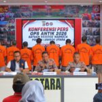 Operasi Antik Rinjani 2026: Ungkap 12 Kasus Narkoba, Polres Lombok Utara Ringkus 14 Tersangka 2 Diantaranya Pelajar