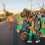 Beri Rasa Aman di Jam Masuk Sekolah, Personil Polsek Utan Gelar Strong Point Pagi di SMPN 1 dan SDN 4 Utan