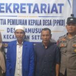 Pendaftaran Kades Lamusung Berjalan Aman, TNI-Polri Bersinergi