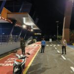 Jaga Keamanan Kawasan Bandara SMS Bima Polsek KP3 Polres Bima Kabupaten Intensifkan Patroli Malam Hari