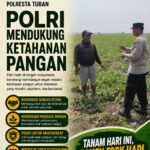 Polri Dukung Astacita, Polsek Merakurak Polres Tuban Turun Cek Tanaman Jagung Warga di Desa Tuwiri Wetan