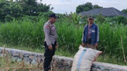 Dukung Program Prioritas Pemerintah, Polsek Labuapi Intensifkan Pendampingan Sektor Pertanian di Desa Karang Bongkot