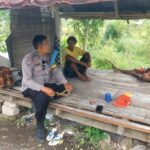 Dukung Ketahanan Pangan Nasional, Polsek Labuapi Dampingi Petani Telagawaru Optimalkan Lahan Pekarangan