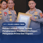 Kapolres Lombok Timur Raih Penghargaan Pelayanan Prima Predikat A dari Kapolri