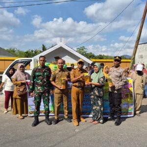Jaga Stabilitas Harga Pangan, Sat Binmas Polres Bima Kota Hadiri Gerakan Pangan Murah
