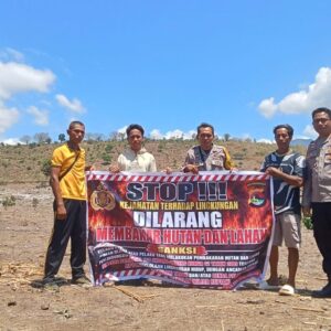 Polsek Soromandi Intensif Melaksanakan Sosialisasi Pencegahan Karhutla