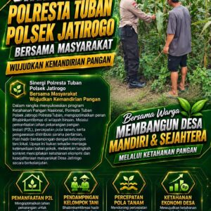 Kawal Swasembada Pangan, Polsek Jatirogo Pantau Langsung Tanaman Jagung di Dingil