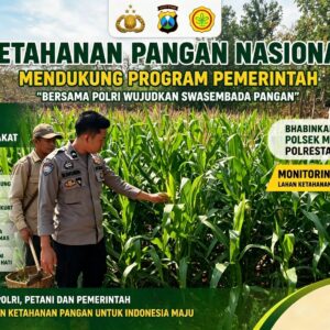 Polsek Montong Polresta Tuban Turun Cek Tanaman jagung Warga di Desa Bringin