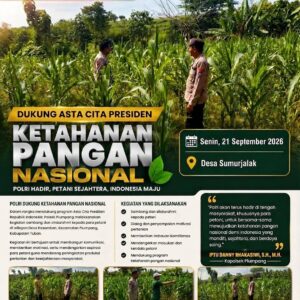 Polsek Plumpang Polresta Tuban Turun Langsung Cek Tanaman Jagung Warga
