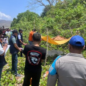 Polres Bima Kota Tindaklanjuti Penemuan Mayat di Pantai Wadu Baba, Olah TKP dan Periksa Saksi