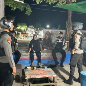 Unit Turjawali Sat Samapta Polres Bima Kota Laksanakan Patroli Dialogis, Cegah Gangguan Kamtibmas