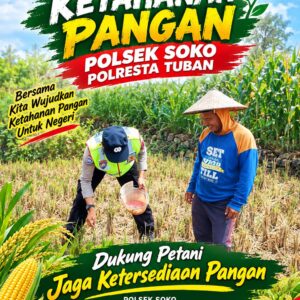Polri Dukung Astacita, Polsek Merakurak Polres Tuban Turun Cek Tanaman Jagung Warga di Desa Tuwiri Wetan