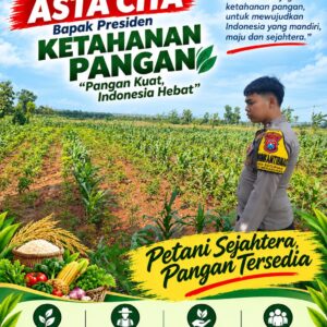 Polri Dukung Astacita, Polsek Merakurak Polres Tuban Turun Cek Tanaman Jagung Warga di Desa Tuwiri Wetan