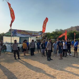 Amankan Turnamen Permata Cup 2026, Polsek Lape Gencarkan Imbauan Sportivitas dan Jaga Kamtibmas di Lopok