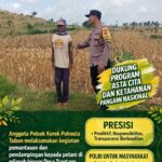 Dukung Astacita, Polsek Jatirogo Cek Langsung Ladang Jagung Warga Desa Demit