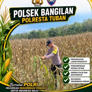 POLSEK BANGILAN DUKUNG KETAHANAN PANGAN