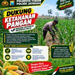 Dukung Asta Cita, Polsek Jatirogo Turun Langsung Pantau Ladang Jagung Warga Desa Sidomulyo