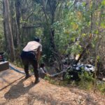 Sat Samapta Polres Lombok Utara Distribusikan Air Bersih untuk Warga Pemenang Timur