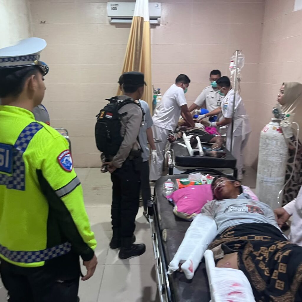 Kecelakaan Dua Sepeda Motor di Riwo, Satu Pengendara Meninggal Dunia, Satu Kritis