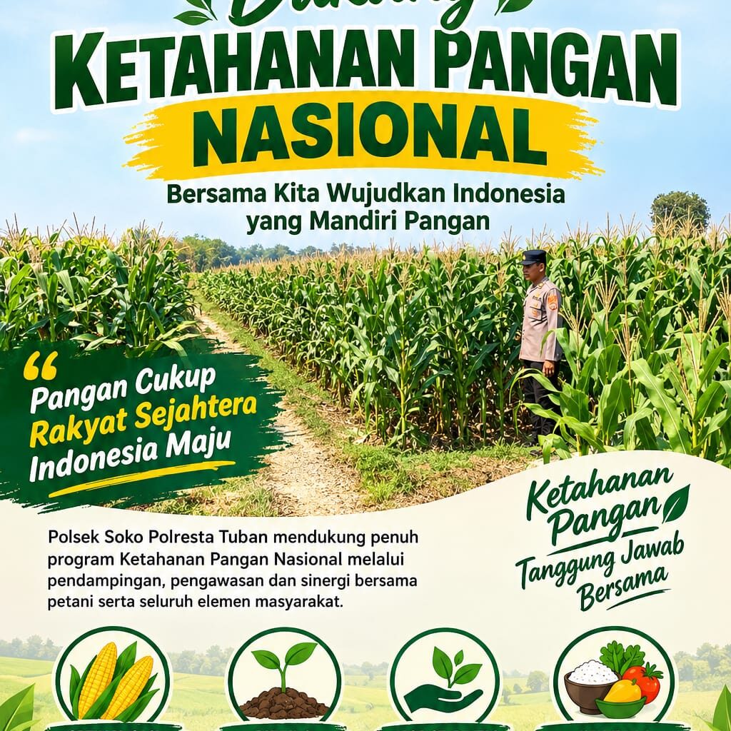Polsek Soko Polresta Tuban Turun Langsung Cek Tanaman Jagung Warga