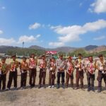 Polres Bima Kota Dukung Perkemahan Bakti dalam Rangka HUT Pramuka ke-65