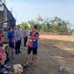 Amankan Turnamen Sepak Bola Mini Badas Cup II, Polsek Labuan Badas Pastikan Pertandingan Berjalan Sportif dan Kondusif