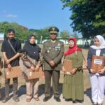 Anak Prajurit Berprestasi Dapat Bantuan Pendidikan dari Kodim