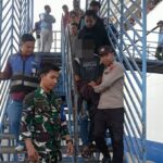 Polsek Kawasan Pelabuhan Laut Bima Amankan DPO Curanmor Polres Klungkung di KM Lawit