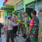 Simbol Sinergitas Yang Kokoh, Polsek Sanggar Sambangi Posramil Sanggar dan Ucapkan Selamat HUT TNI ke- 81