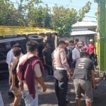 Kecelakaan Lalulintas Ganda 7 Orang Terluka, Unit Gakkum Satlantas Polres Bima Kabupaten Gelar Oleh TKP