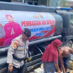 Polres Bima Kota Respons Permintaan Masyarakat, Salurkan Bantuan Air Bersih di Kelurahan Dara