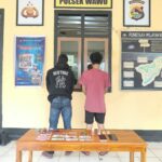Polsek Wawo Amankan Dua Terduga Kasus Narkotika, 5 Klip Diduga Sabu dan Bong Disita