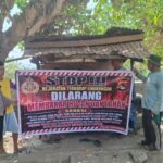 Mencegah terjadinya Karhutla, Polsek Soromandi secara rutin melaksanakan sosialisasi pencegahan secara langsung
