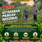 POLSEK KEREK POLRESTA TUBAN DUKUNG KETAHANAN PANGAN NASIONAL MELALUI PROGRAM ASTA CITA