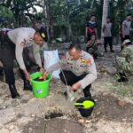 Dukung Program Green Policing Kapolri, Polres Bima Kota Tanam 250 Pohon Mahoni Secara Serentak