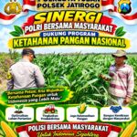 Polri dukung progam Astacita, Polsek Jatirogo Polresta Tuban Turun Cek Tanaman jagung Warga di Desa Dingil