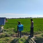 Dukung Program Asta Cita Presiden RI, Bhabinkamtibmas Desa Motong Dampingi Petani Padi dan Dorong Budidaya Hortikultura