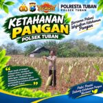 Bhabinkamtibmas Polsek Tuban Pantau Lahan Pertanian, Dukung Ketahanan Pangan Nasional