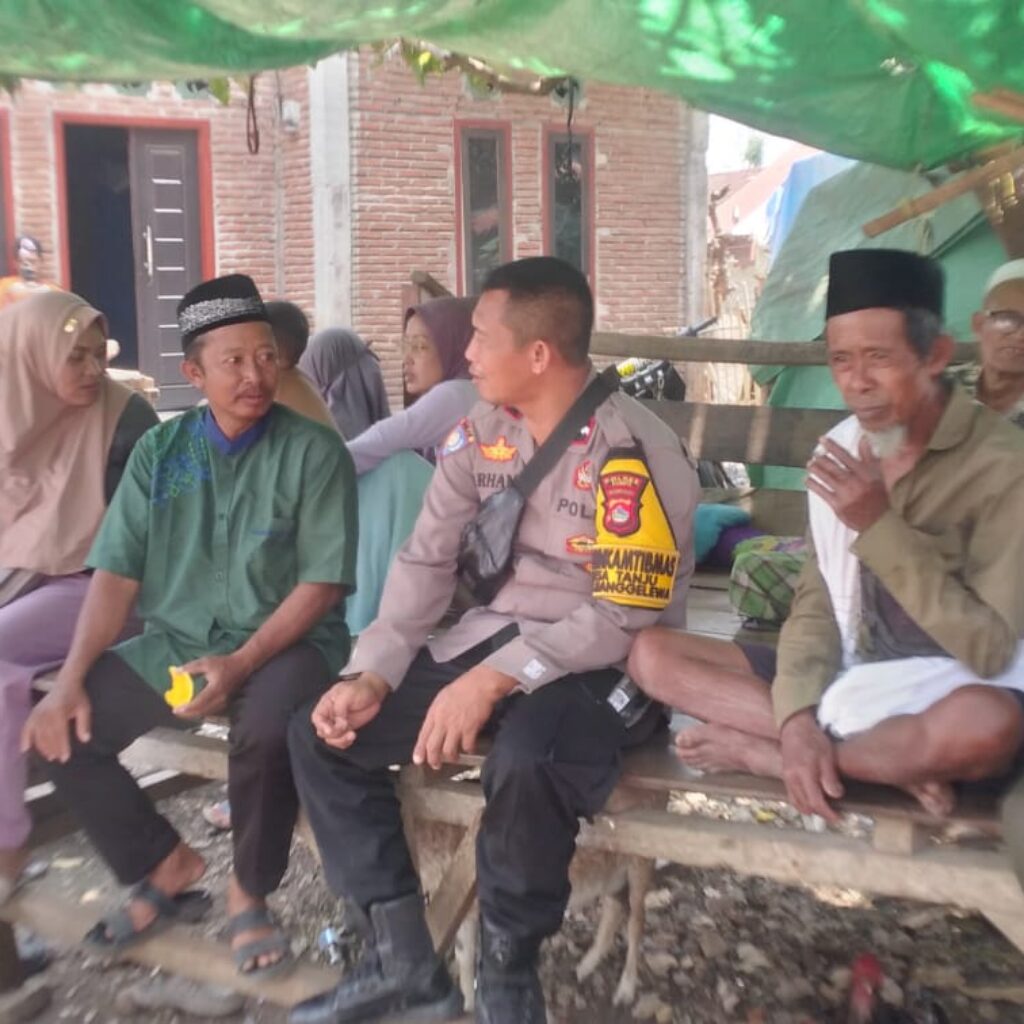 Bhabinkamtibmas Desa Tanju Ajak Warga Cegah Karhutla dan Dukung Ketahanan Pangan