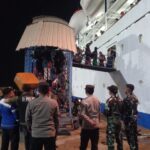 Polsek Kawasan Pelabuhan Laut Bima Amankan Kedatangan KM Tilongkabila, Penumpang Diimbau Jaga Kamtibmas