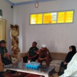 Kunjungi Keluarga Korban, TNI dan Pemdes Perkuat Kepedulian