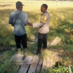 Dukung Ketahanan Pangan Nasional, Bhabinkamtibmas Desa Songkar Ajak Petani Kembangkan Tanaman Hortikultura