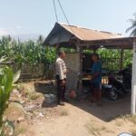 Bhabinkamtibmas Labuhan Lombok Sambangi Kelompok Tani, Dorong Ketahanan Pangan dan Cegah Permasalahan di Kalangan Petani